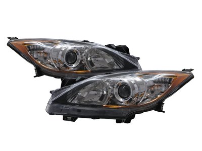 現貨-卡嗶車燈 適用 NEW MAZDA 3 馬自達 3 馬3 09 10 11 12 13 原廠款 鹵素版 魚眼大燈