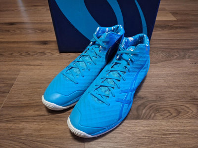 1444 出清不議價 藍色籃球鞋 asics gelburst 21 ge us12 29.5cm 全新正品公司貨