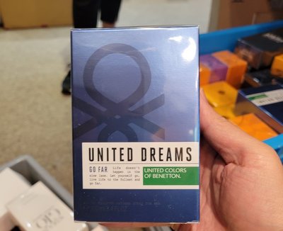 香港代購 Benetton UNITED DREAM GO FAR去遠方男士淡香水100ML