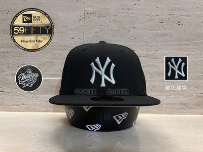 New Era x MLB New York Yankees Noble 59Fifty 美國職棒紐約洋基黑銀全封棒球帽