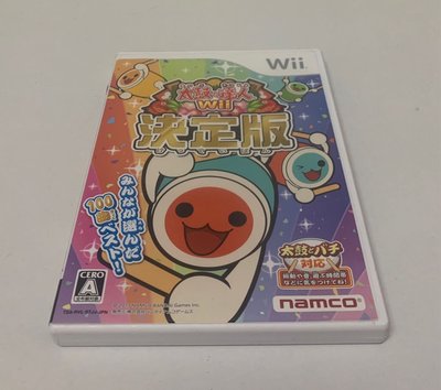 《超商 郵寄 免運費》任天堂 Wii 純日版 太鼓達人4代目 決定版 正版遊戲片 WiiU適用