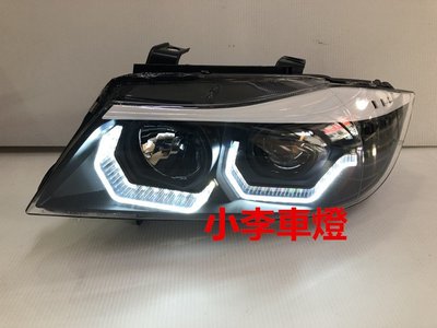 ~李A車燈~全新品 外銷精品件 寶馬 BMW E90 E91 類M4款 黑框LED方向燈魚眼大燈組 一組10000元5