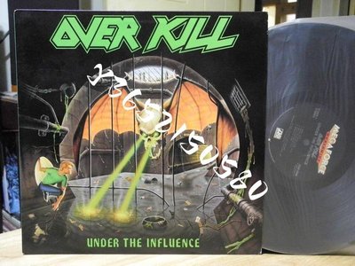 OVER KILL《UNDER THE INFLUENCE》1988 LP黑膠