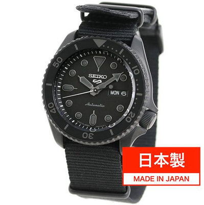 日本製 現貨 可自取 SEIKO SBSA025 SRPD79K1 精工錶 機械錶 42mm 5號 黑面盤 帆布NATO錶帶 男錶女錶