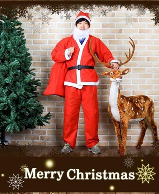 聖誕節 聖誕老公公 聖誕老人 耶誕節 平安夜 服裝 衣服 派對 表演服(聖誕、聖誕服、禮物、舞會、party、表演、交換