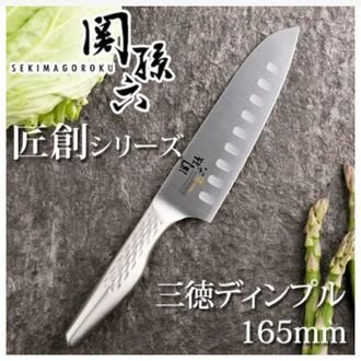 ☆ Apple ☆日本製 貝印 關孫六包丁 三德菜刀 16.5公分 AB-5157