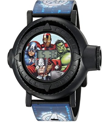 預購 美國 Marvel Avengers 美國隊長 復仇者聯盟 熱賣款 石英機芯 男童 手錶 學習錶 塑膠錶帶