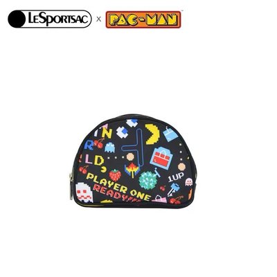 【MOMO全球購】LeSportsac PAC-MAN吃豆人新款化妝包零錢包小包 3827
