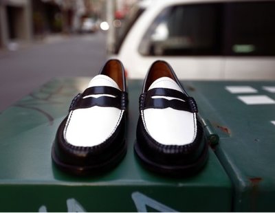 GHBass & Co. Penny Loafers 黑白 女款 樂福鞋 帆船鞋 手工鞋 30%OFF