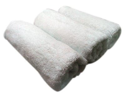 (NG系列)(十二條入)(MIT)純棉 24兩 素面白毛巾