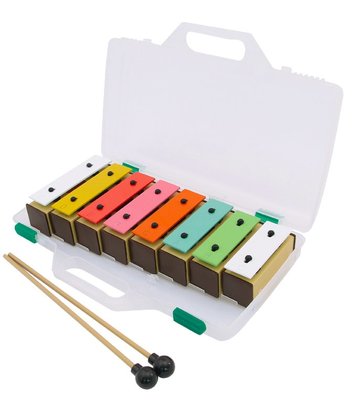 【晴晴百寶盒】台灣製造 音磚鐵製彩色8K塑膠盒 鐵琴 音樂 樂器 益智遊戲 樂器送禮禮物禮品 創意兒童早教 W103