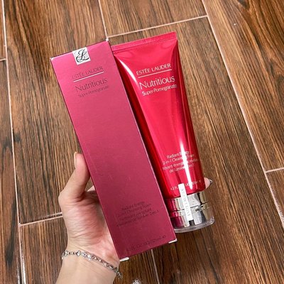 正品現貨 ESTEE LAUDER(雅詩蘭黛) 洗面奶 紅石榴泡沫潔面乳125ml清潔控油清爽面膜兩用新版