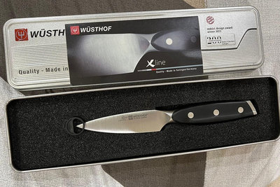 WUSTHOF 德國三叉牌 - Xline 設計款 削皮/水果刀9cm 鋁盒裝