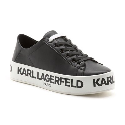 特價中 美國代購 Karl lagerfeld 老佛爺 Logo 經典 休閒鞋 運動鞋 便鞋 黑色