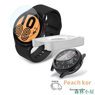 MIKI精品[SPIGEN] Galaxy Watch4 Classic(42/46mm) 屏幕保護膜 EZ FIT GLAS