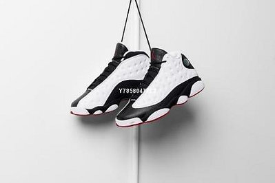 Air Jordan 13 黑白 熊貓 籃球鞋 休閒414571-104[上井正品折扣店]
