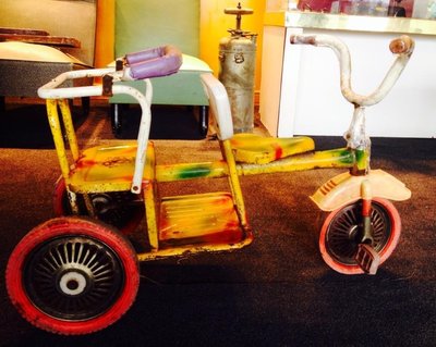古董 童玩 三輪車 （如有需要更早期的款式也有）柑仔店 復古 電影 商場 營業 展覽 場景 場地 布置 二手 中古