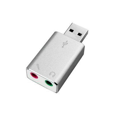 USB外接式音效卡 USB轉3.5mm 適用 電腦音效卡 USB音效卡