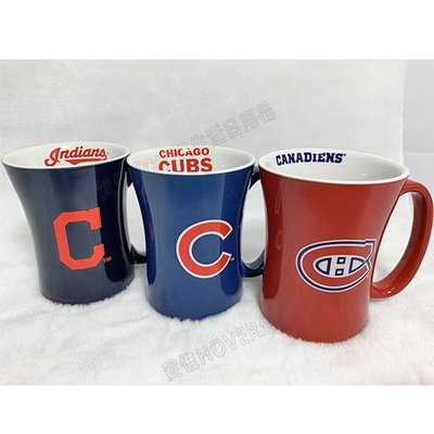 【限量出清】NHL MLB 美國職棒大聯盟 運動馬克杯 水杯 咖啡杯 球場紀念品 小熊隊印第安人(微瑕疵品)