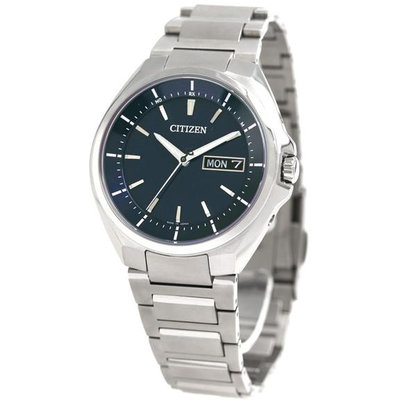 預購 CITIZEN AT6050-54L 星辰錶 42mm ATTESA 光動能 電波 海軍藍面盤 鈦金屬錶帶 男錶女錶