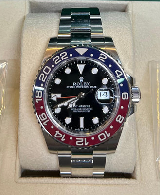 【現貨供應】勞力士 Rolex  GMT-MASTER II 126710blro 2023年 盒單齊全 紅藍可樂圈