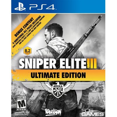 (現貨全新) PS4 狙擊之神 3 終極版 英文美版 Sniper Elite III 狙擊精英3