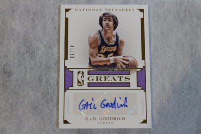 2015-16 大國寶 NBA Greats Auto Gail Goodrich 限量83張簽名卡~名人堂球星