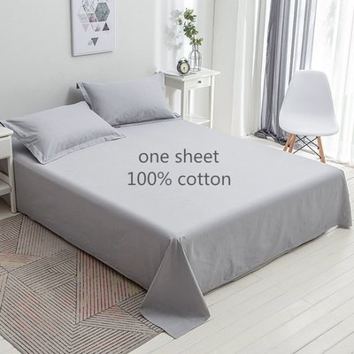 免運 純棉床單mono color sheet bedsheet bed linen-促銷