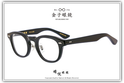 【睛悦眼鏡】職人工藝 完美呈現 金子眼鏡 KC 賽璐珞系列 KC CX BK 84015