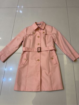 DAKS 38號粉嫩色風衣外套 偏挺版-可議價