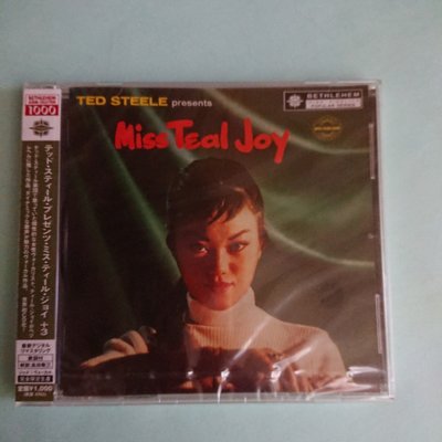 Ted Steel Presents Miss Teal Joy 日本版 CD 爵士人聲 B12 CDSOL-6090