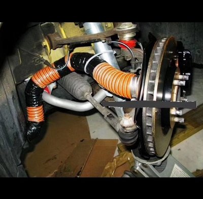 ☆光速改裝精品☆ 通用型 煞車 導風管 通風管 GTR 370Z BMW AUDI 各車系都可使用