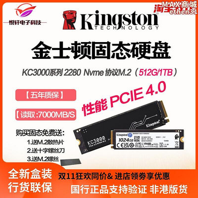 kc3000 512g 1tb ssd固態m.2桌上型電腦電腦nvme pcie4.0