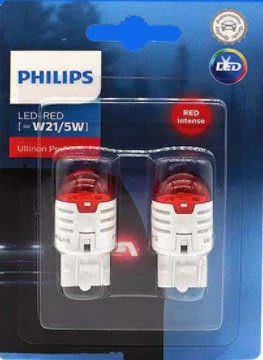 飛利浦 PHILIPS 11066 T20 21/5W 煞車燈 LED 煞車燈 紅色 刹車燈 雙芯 台灣製