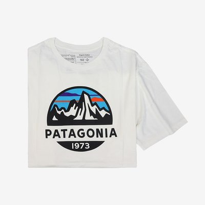 100％原廠【全新現貨】PatagoniaFitz Roy Scope Organic Men's Comfortable T-shirt 38