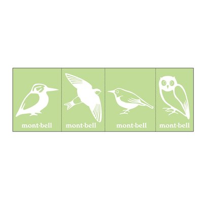 【mont-bell】1124647 背包轉印貼紙 Bag Sticker 鳥類貼紙