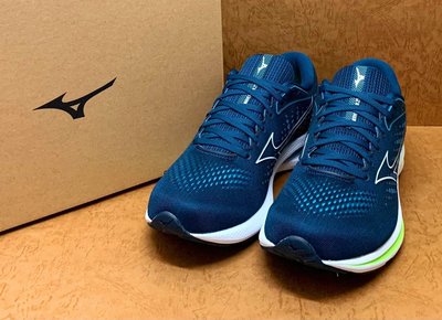 ✩Pair✩ 美津濃 MIZUNO WAVE RIDER 25 男鞋 慢跑鞋 J1GC210302 藍 Enerzy