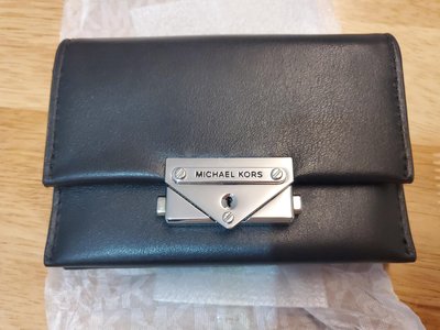 Mk cece 專櫃小羊皮短夾卡包零錢包