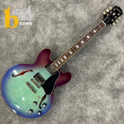 [反拍樂器]Epiphone ES-335 Figured 電吉他 - 藍莓色 公司貨 免運費