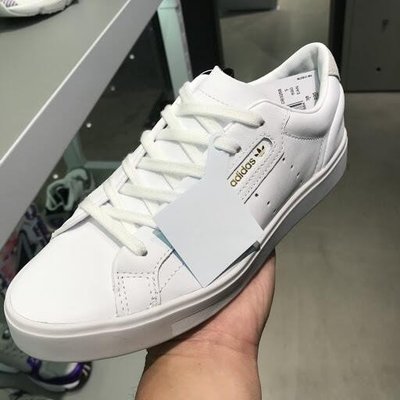 Adidas Originals Sleek 白色 奶油白 小白 麂皮 DB3258現貨潮鞋