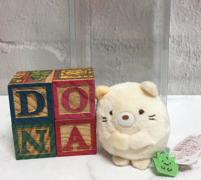 【Dona日貨】日本正版 San-X角落生物 貓咪 小草 小娃娃/玩偶/小沙包 C38