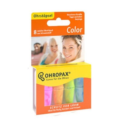 德國 Ohropax Color 隔音消音抗噪舒適耳塞 CE歐盟認證 20616