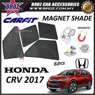 HONDA 適用於本田 CRV 2017-2022 的 Carfit Magnet Shade 遮陽罩