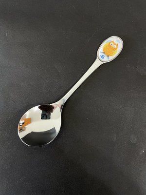 東昇瓷器餐具=貓頭鷹食品級不鏽鋼兒童湯匙