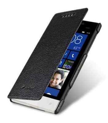 【Melkco】特價出清 左翻荔黑HTC 8S 4吋 Windows Phone 4吋皮套真皮手機套保護套