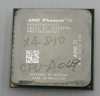 【冠丞3C】AMD Phenom II X4 810 AM3腳位 CPU 處理器 CPU-A049