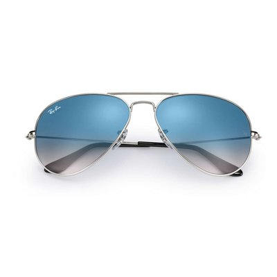 [P S] 全新正品 RayBan 太陽眼鏡 RB3025 aviator 003/3F 金框藍色漸層鏡片