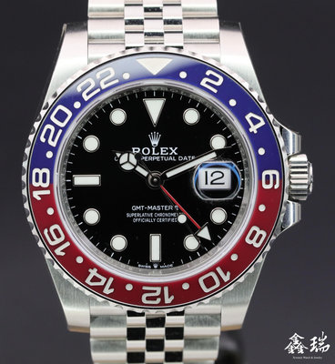 【鑫瑞鐘錶】Rolex 勞力士 GMT 格林威治 126710BLRO 126710 百事圈 不鏽鋼 五珠帶 盒單全