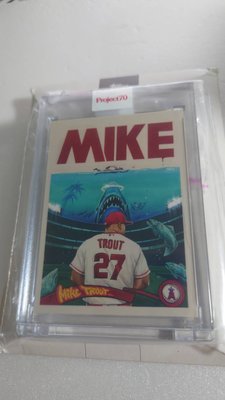 2021 TOPPS PROJECT70神鱒MIKE TROUT原封裝一張~950元起標