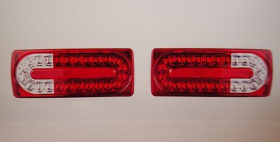 泰山美研社18111419 賓士BENZ W463 G CLASS G500/550/55 LED後燈 尾燈 紅框 紅白